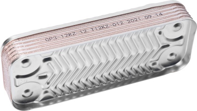 Теплообменник ГВС HR 12 пластин 192 x 160 (для Baxi Classic, Baltgaz)